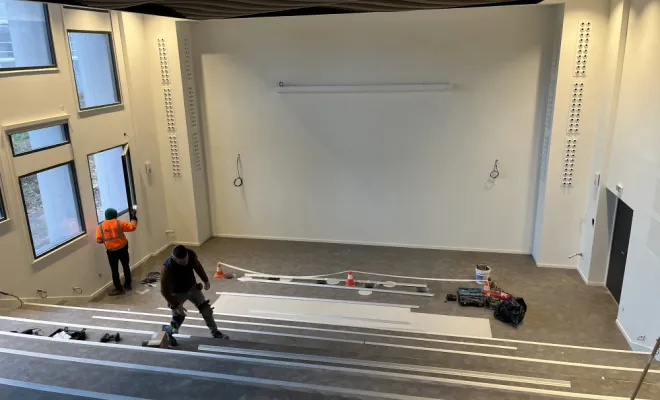 Réhabilitation des escaliers, Nevers, Décors Sols Plafonds